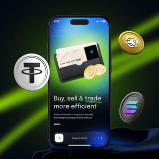 Wrenforda handelsplatform-interface weergegeven op een mobiel apparaat